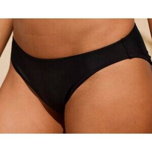 American Eagle Aerie Black Classic Full Coverage Bikini Swim Bottoms Size XL